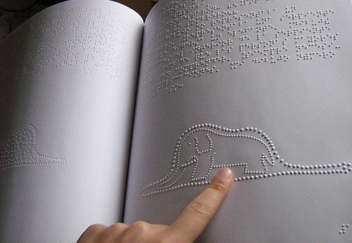 Шрифт Брайля для читання сліпих Шрифт Брайля для читання сліпих